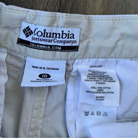 Columbia Khaki Cargo Shorts - Picture 2 of 11